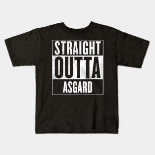 Straight Outta Asgard Kids T-Shirt